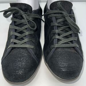 Revere Lyon Snakeskin Embossed Shimmery Sneaker